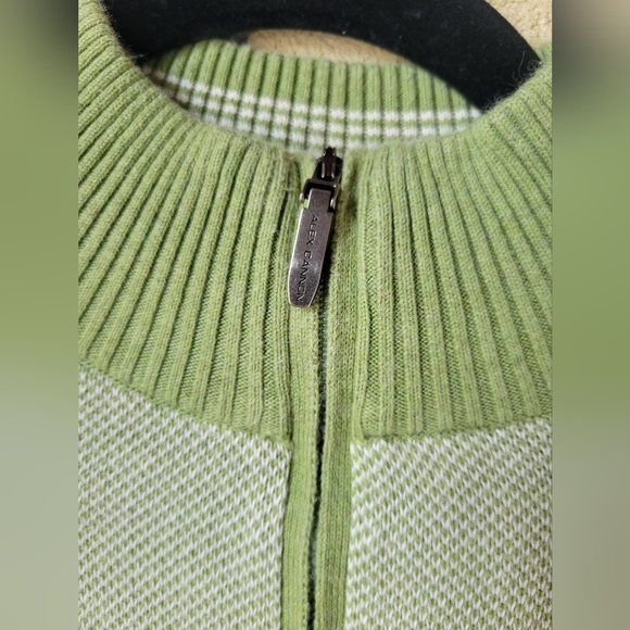 Alex Cannon 1/4 Zip Sweater Mens Large 100% Cotton - Picture 3 of 7